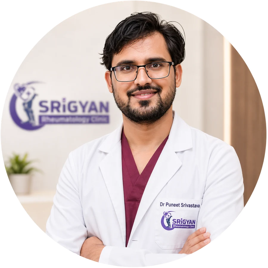 Dr Puneet Srivastava, Consultant Rheumatologist at Srigyan Rheumatology Clinic